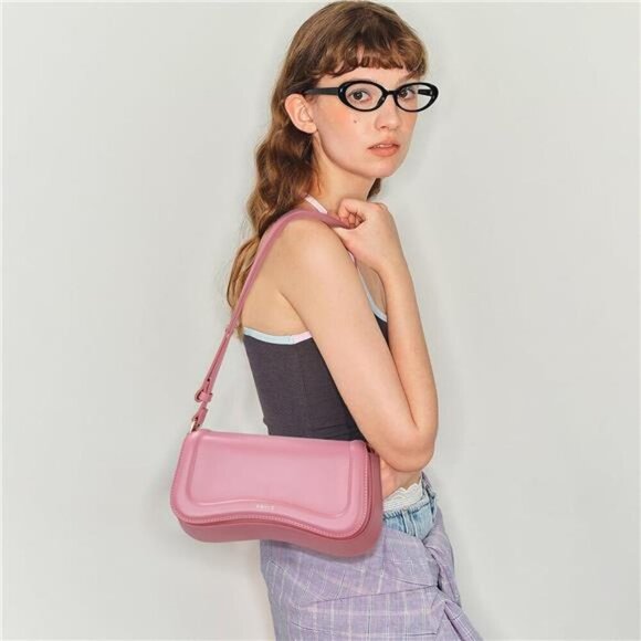 Small Shoulder Bag Trendy Pink - Picture 1 of 6